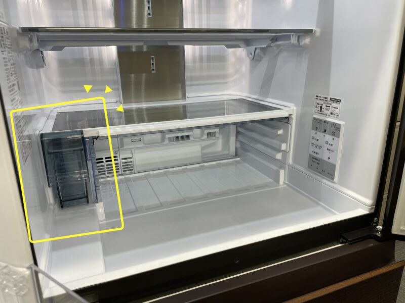 新しいプラズマクラスター冷蔵庫はお手入れ簡単な清潔設計。 お掃除し